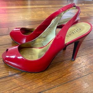 Guess by Marciano Patent Leather Slingback Heels